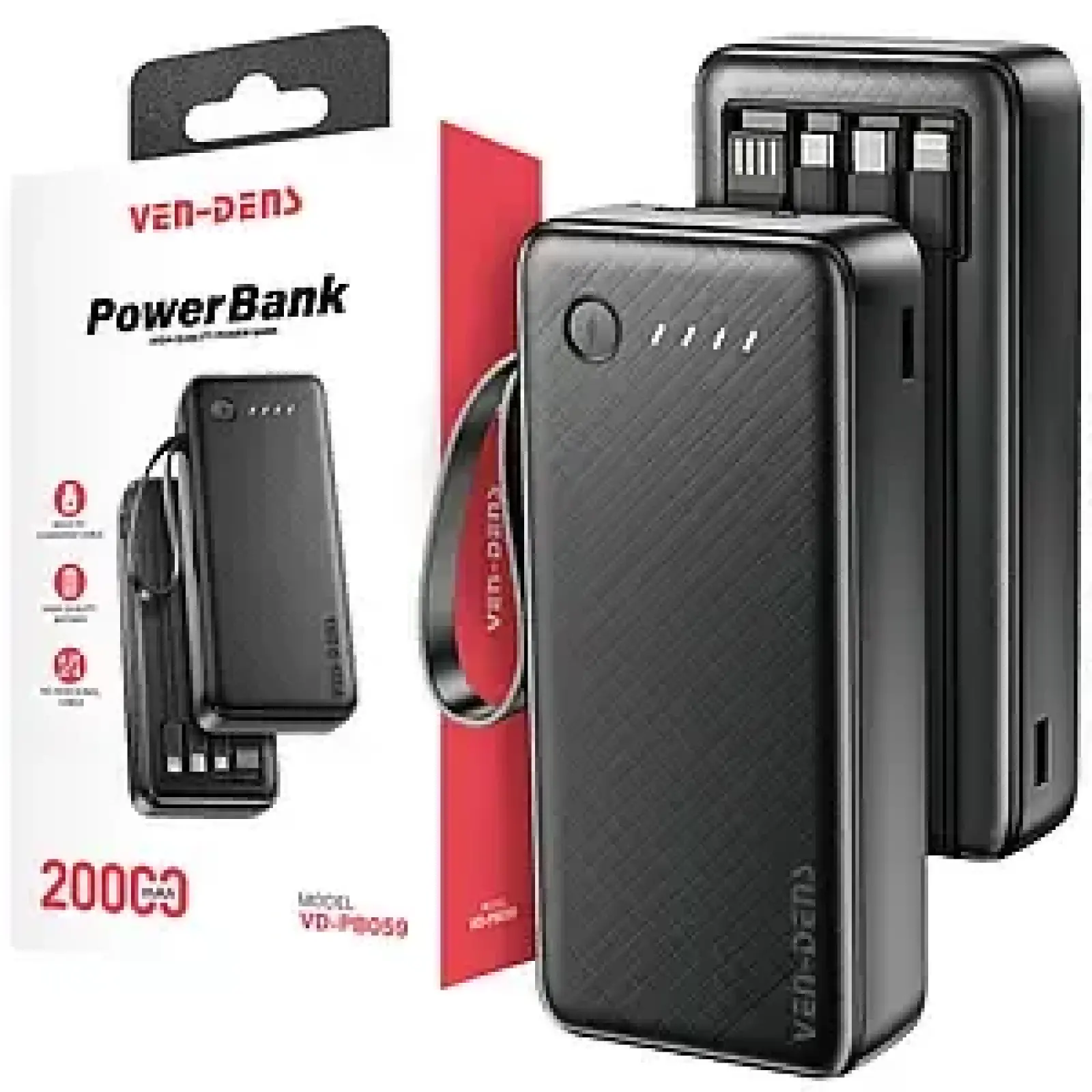 Ven-Dens 20000mAh Power Bank
